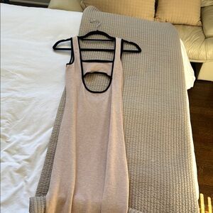 Elegant Cream Sleeveless Dress